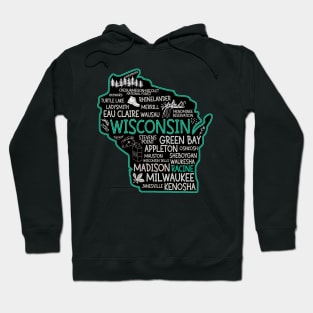 Racine Wisconsin cute Milwaukee, Osseo, Green Bay, Kenosha, Racine, Appleton, Waukesha, Eau Claire, Oshkosh, Janesville Hoodie